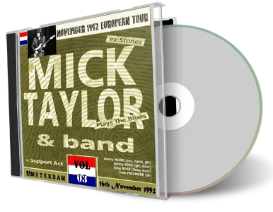 Artwork Cover of Mick Taylor 1992-11-16 CD Amsterdam Audience