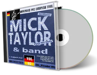 Artwork Cover of Mick Taylor 1992-11-23 CD Frankfurt Audience