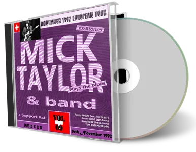 Artwork Cover of Mick Taylor 1992-11-26 CD Luzern Audience