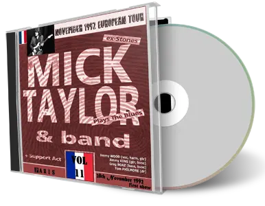 Artwork Cover of Mick Taylor 1992-11-28 CD Paris Audience