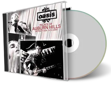 Artwork Cover of Oasis 2008-12-13 CD Auburn Hills Audience