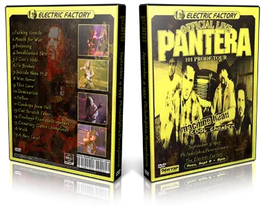Artwork Cover of Pantera 1997-09-09 DVD Philladelphia Audience