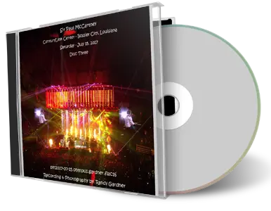 Artwork Cover of Paul McCartney 2017-07-15 CD Bossier City Audience