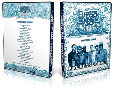 Artwork Cover of Prophets of Rage 2018-07-06 DVD Eurockeennes de Belfort Proshot