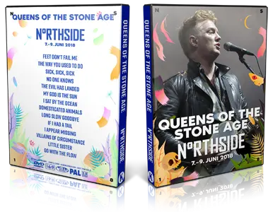 Artwork Cover of Queens of the Stone Age 2018-06-08 DVD NorthSide Festival Proshot