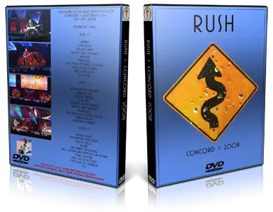 Artwork Cover of Rush 2008-05-04 DVD Concord Audience