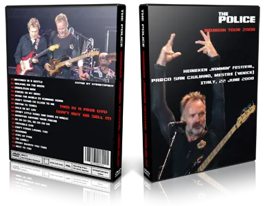 Artwork Cover of The Police 2008-06-22 DVD Heineken Jammin Audience