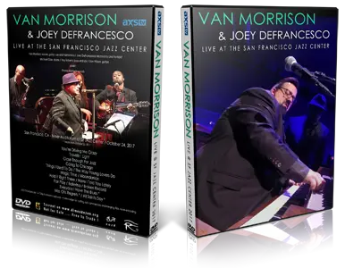 Artwork Cover of Van Morrison and Joey DeFrancesco 2017-10-24 DVD San Francisco Proshot