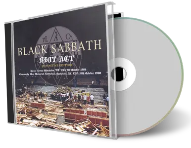 Artwork Cover of Black Sabbath 1980-10-09 CD Milwaukee Audience
