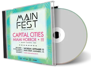 Artwork Cover of Capital Cities 2016-09-10 CD Alhambra Audience