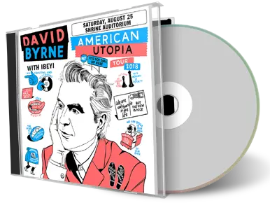 Artwork Cover of David Byrne 2018-08-25 CD Los Angeles Audience