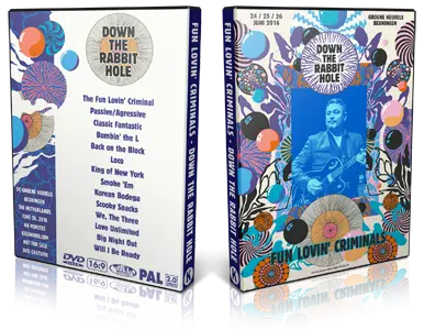 Artwork Cover of Fun Lovin Criminals 2016-06-26 DVD Down The Rabbit Hole Festival Proshot