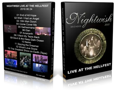 Artwork Cover of Nightwish 2018-06-24 DVD Hellfest Audience