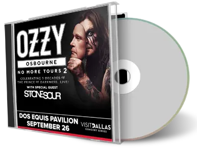 Artwork Cover of Ozzy Osbourne 2018-09-26 CD Dallas Audience