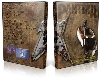 Artwork Cover of Pantera 1995-03-07 DVD Poughkeepsie Audience