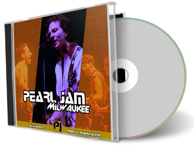 Artwork Cover of Pearl Jam 1995-07-09 CD Milwaukee Audience