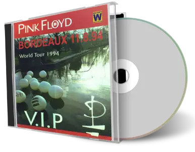 Artwork Cover of Pink Floyd 1994-08-11 CD Bordeaux Audience