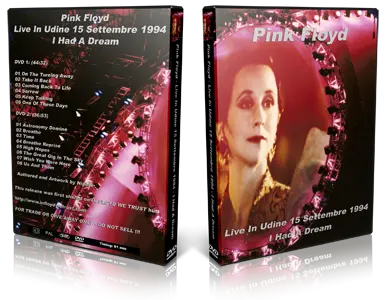Artwork Cover of Pink Floyd 1994-09-15 DVD Udine Audience