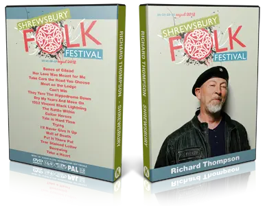 Artwork Cover of Richard Thompson 2018-08-25 DVD Shrewsbury Folk Festival Proshot