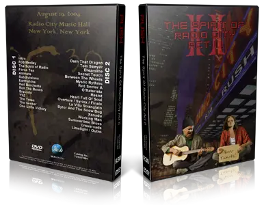 Artwork Cover of Rush 2004-08-19 DVD New York City Audience