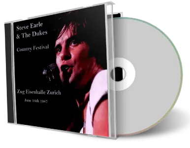 Artwork Cover of Steve Earle 1987-06-14 CD Zurich Soundboard