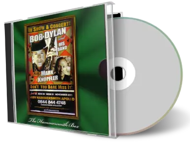 Artwork Cover of Bob Dylan Compilation CD London 2011 Audience