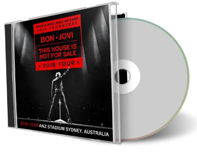 Artwork Cover of Bon Jovi 2018-12-08 CD Sydney Audience