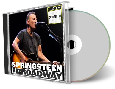 Artwork Cover of Bruce Springsteen 2018-10-12 CD On Broadway New York City Audience