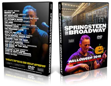 Artwork Cover of Bruce Springsteen 2018-10-31 DVD On Broadway New York City Audience