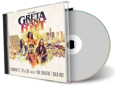 Artwork Cover of Greta Van Fleet 2018-12-27 CD Detroit Audience