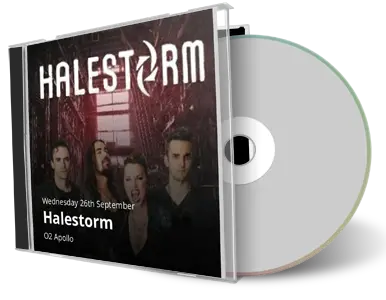 Artwork Cover of Halestorm 2018-09-26 CD Manchester Audience