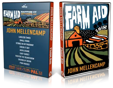 Artwork Cover of John Mellencamp 2018-09-22 DVD Farm Aid 33 Proshot