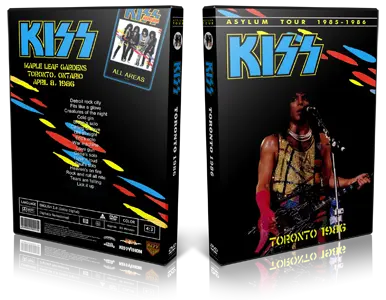 Artwork Cover of KISS 1986-04-08 DVD Toronto Audience