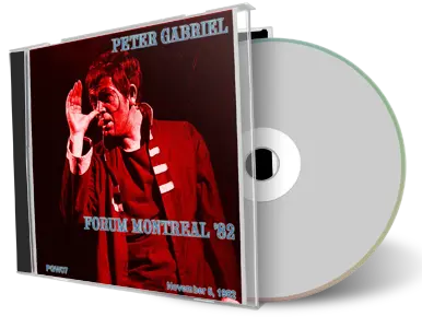 Artwork Cover of Peter Gabriel 1982-11-05 CD Montreal Audience