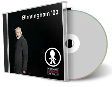 Artwork Cover of Peter Gabriel 2003-05-19 CD Birmingham Audience
