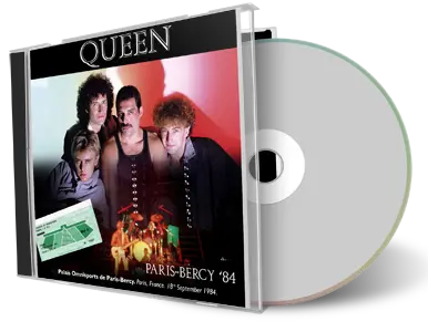 Artwork Cover of Queen 1984-09-18 CD Paris Audience