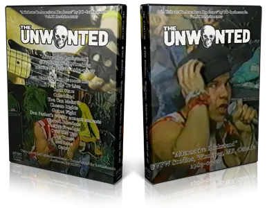 Artwork Cover of The Unwanted 1983-03-27 DVD Winnipeg Proshot