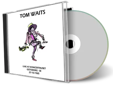 Artwork Cover of Tom Waits 1985-10-27 CD Goteborg Audience