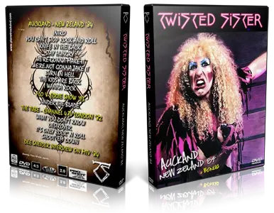 Artwork Cover of Twisted Sister 1985-03-06 DVD Auckland Proshot