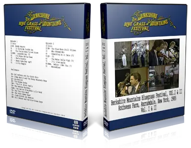 Artwork Cover of Berkshire Mountains Bluegrass Festival Compilation DVD 1985 Vol 1 and 2 Proshot
