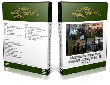 Artwork Cover of Berkshire Mountains Bluegrass Festival Compilation DVD 1985 Vol 5 and 6 Proshot