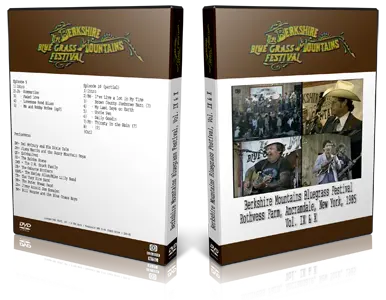 Artwork Cover of Berkshire Mountains Bluegrass Festival Compilation DVD 1986 Vol 9 and 10 Proshot