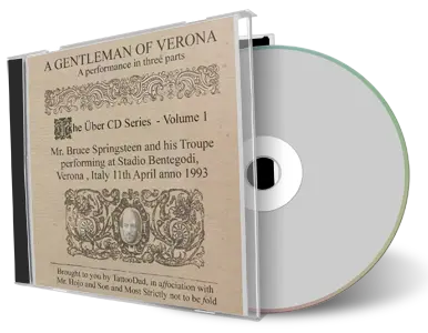 Artwork Cover of Bruce Springsteen 1993-04-11 CD Verona Soundboard