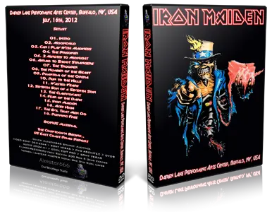 Artwork Cover of Iron Maiden 2012-07-16 DVD Darien Audience