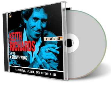 Artwork Cover of Keith Richards 1988-11-24 CD Atlanta Audience