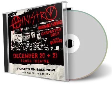 Artwork Cover of Ministry 2018-12-20 CD Hollywood Audience