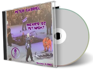 Artwork Cover of Peter Gabriel 2002-11-03 CD Mexico City Audience