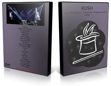 Artwork Cover of Rush 1990-04-27 DVD Philadelphia Audience