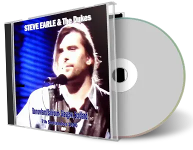 Artwork Cover of Steve Earle 1990-09-07 CD Glasgow Audience