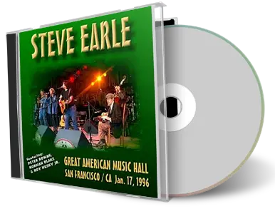 Artwork Cover of Steve Earle 1996-01-17 CD San Francisco Audience